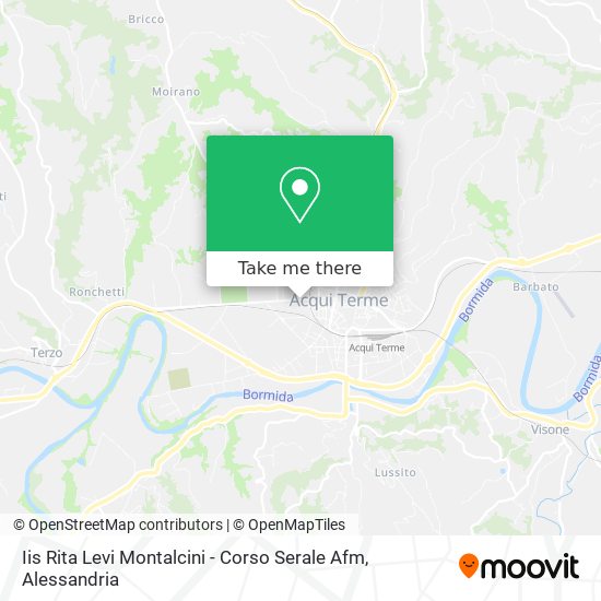 Iis Rita Levi Montalcini - Corso Serale Afm map