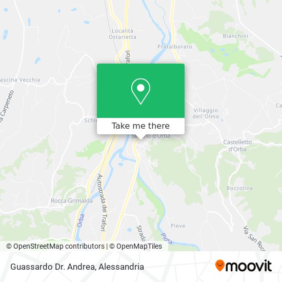 Guassardo Dr. Andrea map