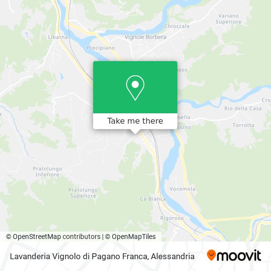 Lavanderia Vignolo di Pagano Franca map