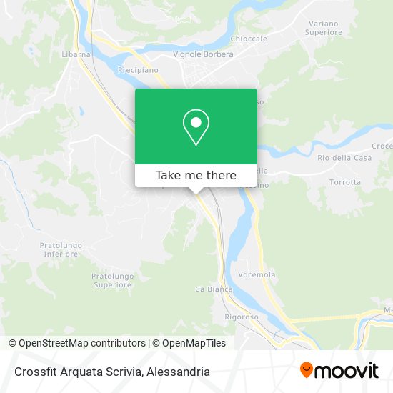 Crossfit Arquata Scrivia map
