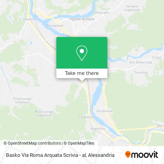 Basko Via Roma Arquata Scrivia - al map