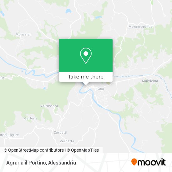 Agraria il Portino map