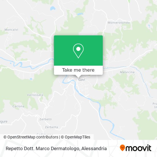 Repetto Dott. Marco Dermatologo map