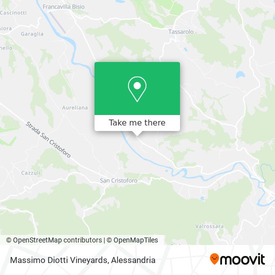 Massimo Diotti Vineyards map