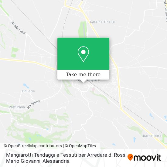 Mangiarotti Tendaggi e Tessuti per Arredare di Rossi Mario Giovanni map