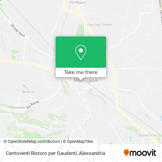 Centoventi Ristoro per Gaudenti map