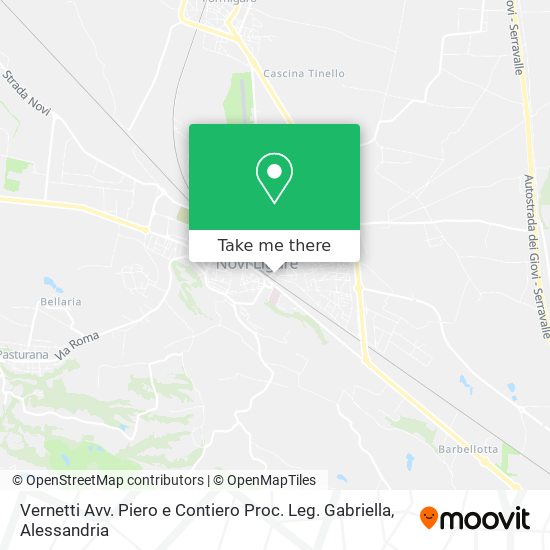 Vernetti Avv. Piero e Contiero Proc. Leg. Gabriella map