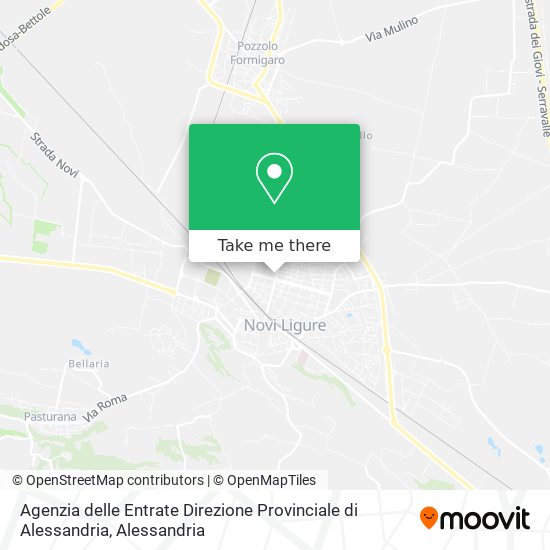Agenzia delle Entrate Direzione Provinciale di Alessandria map