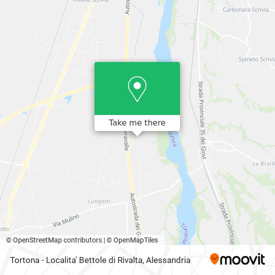 Tortona - Localita' Bettole di Rivalta map