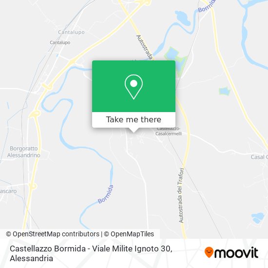Castellazzo Bormida - Viale Milite Ignoto 30 map