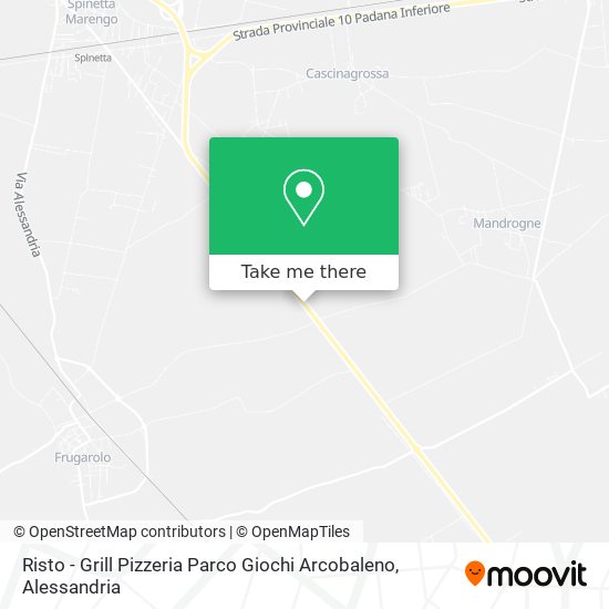 Risto - Grill Pizzeria Parco Giochi Arcobaleno map