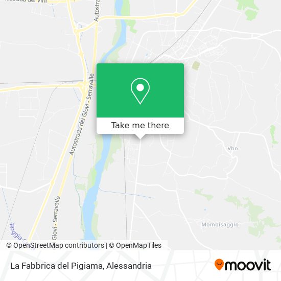 La Fabbrica del Pigiama map