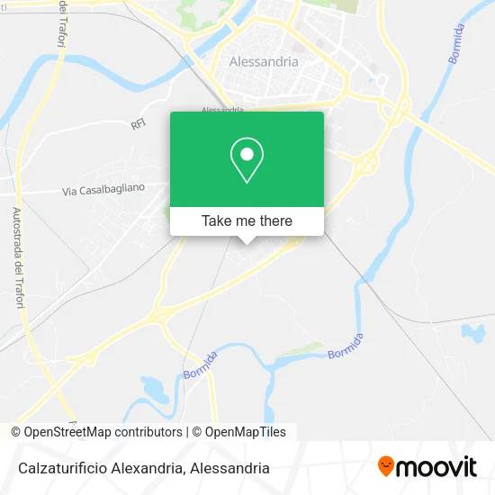 Calzaturificio Alexandria map
