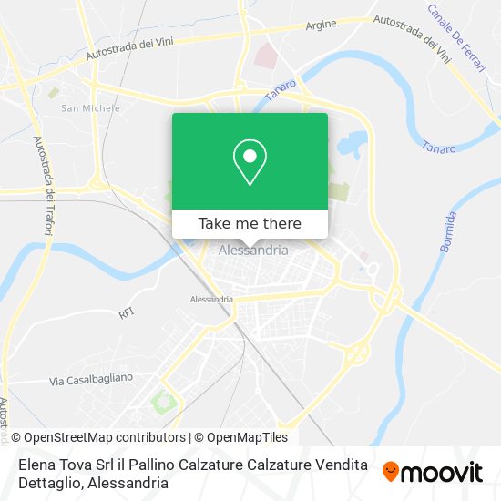 Elena Tova Srl il Pallino Calzature Calzature Vendita Dettaglio map