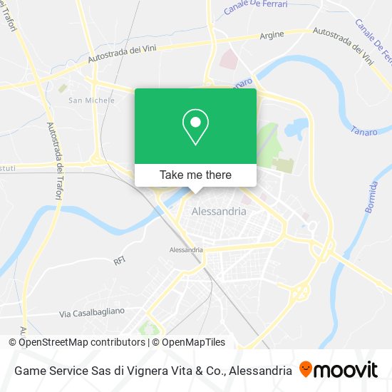 Game Service Sas di Vignera Vita & Co. map