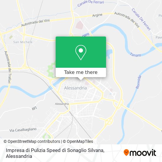 Impresa di Pulizia Speed di Sonaglio Silvana map