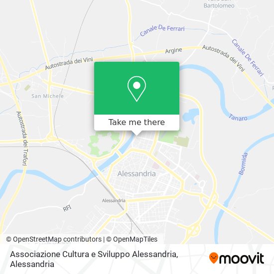 Associazione Cultura e Sviluppo Alessandria map