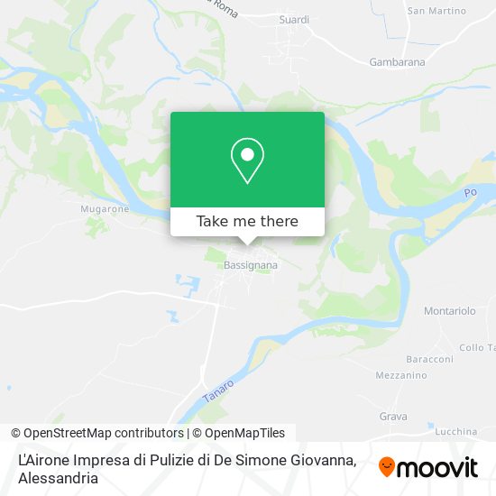 L'Airone Impresa di Pulizie di De Simone Giovanna map