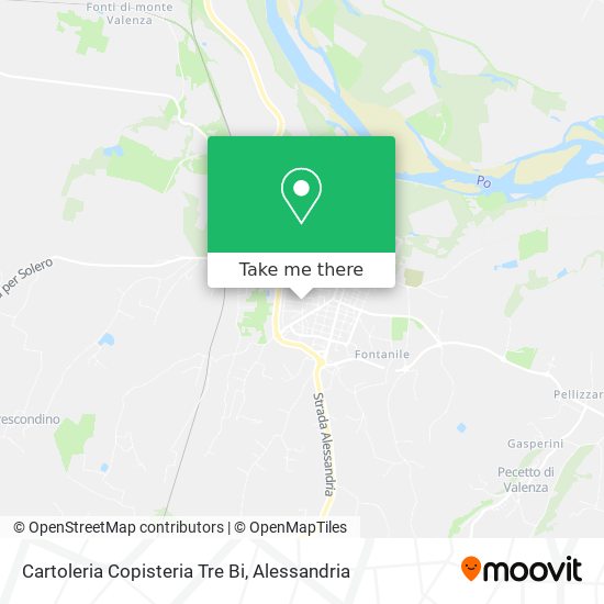 Cartoleria Copisteria Tre Bi map