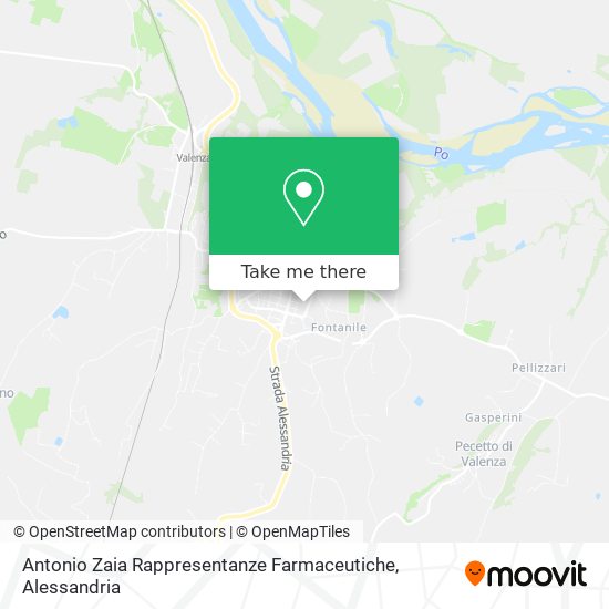 Antonio Zaia Rappresentanze Farmaceutiche map