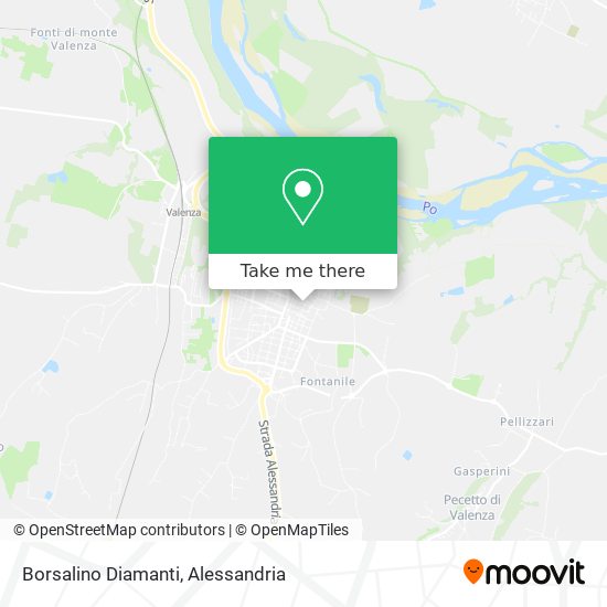Borsalino Diamanti map