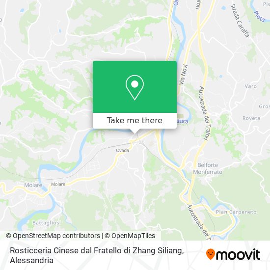 Rosticceria Cinese dal Fratello di Zhang Siliang map