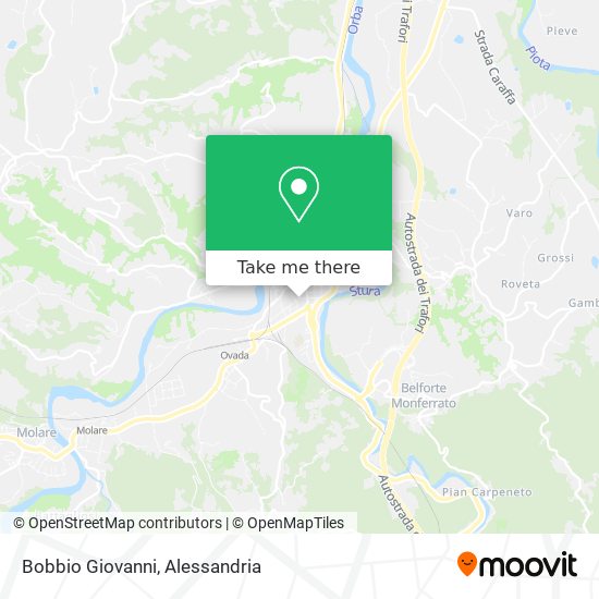 Bobbio Giovanni map