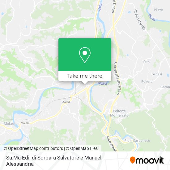 Sa.Ma Edil di Sorbara Salvatore e Manuel map