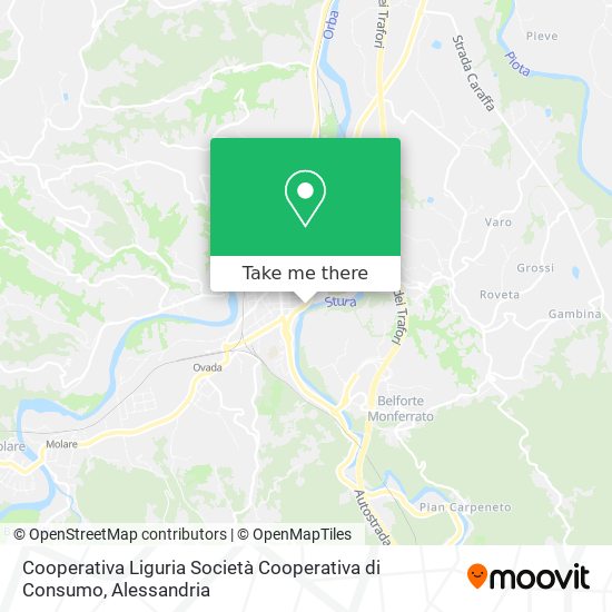 Cooperativa Liguria Società Cooperativa di Consumo map