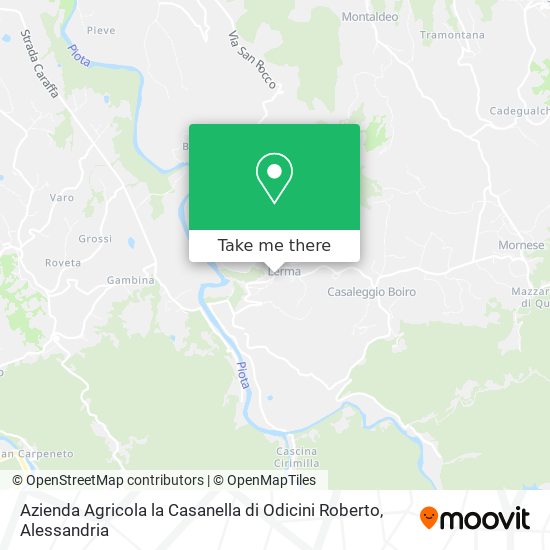 Azienda Agricola la Casanella di Odicini Roberto map