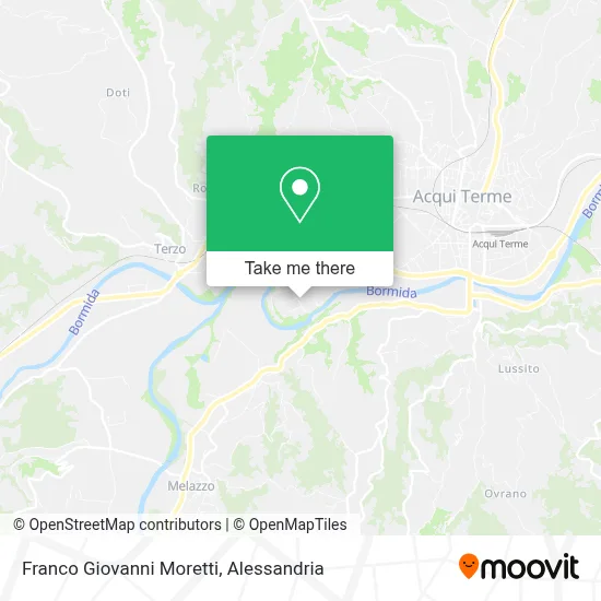 Franco Giovanni Moretti map