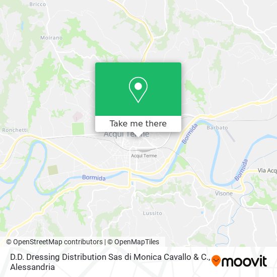 D.D. Dressing Distribution Sas di Monica Cavallo & C. map