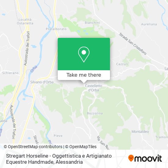 Stregart Horseline - Oggettistica e Artigianato Equestre Handmade map