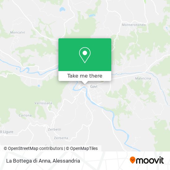 La Bottega di Anna map