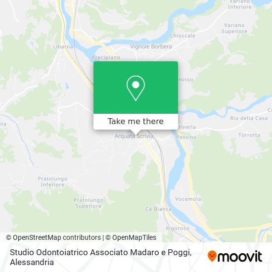 Studio Odontoiatrico Associato Madaro e Poggi map