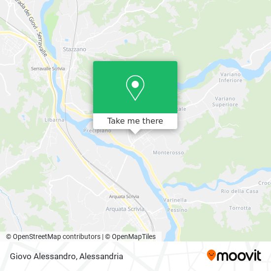 Giovo Alessandro map