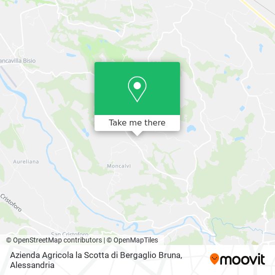 Azienda Agricola la Scotta di Bergaglio Bruna map