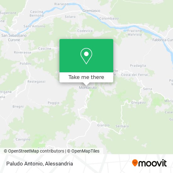 Paludo Antonio map