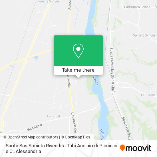 Sarita Sas Societa Rivendita Tubi Acciaio di Piccinini e C. map