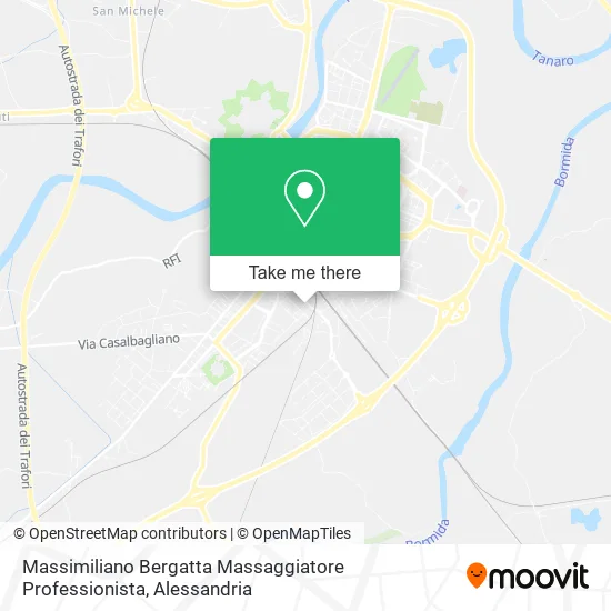 Massimiliano Bergatta Massaggiatore Professionista map