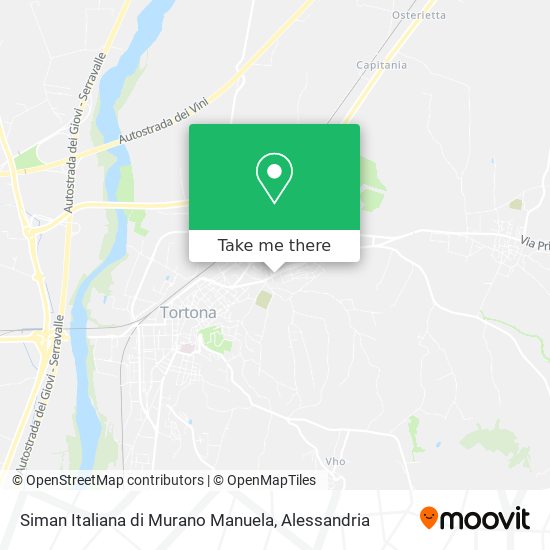 Siman Italiana di Murano Manuela map