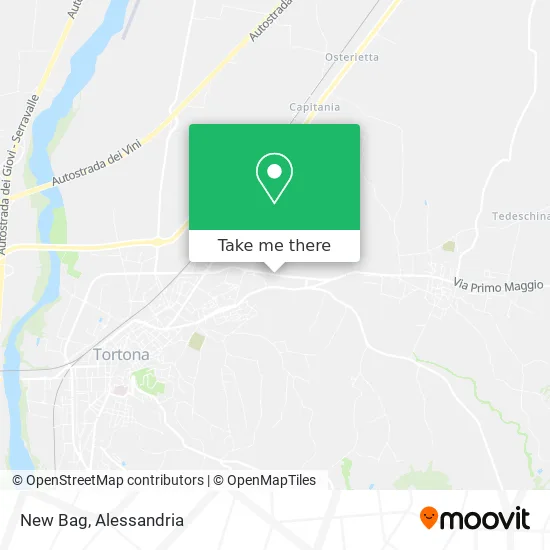 New Bag map