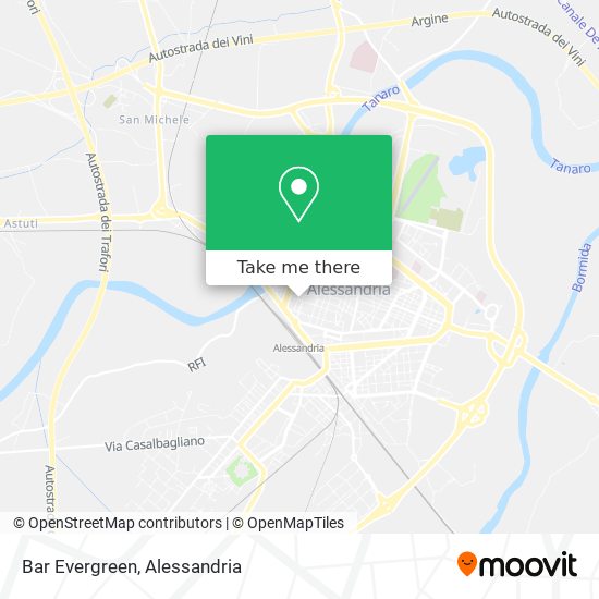 Bar Evergreen map