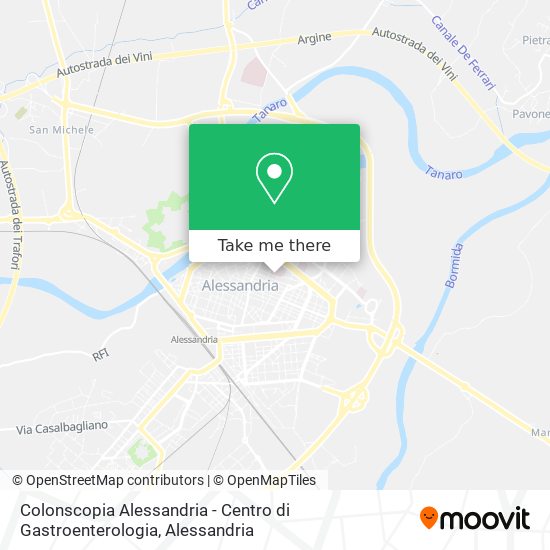 Colonscopia Alessandria - Centro di Gastroenterologia map
