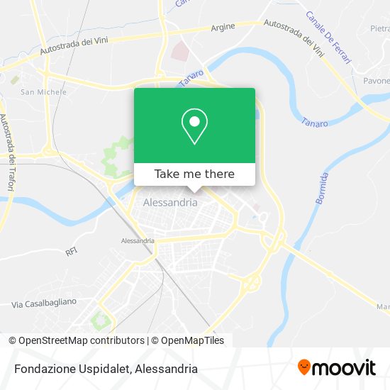 Fondazione Uspidalet map