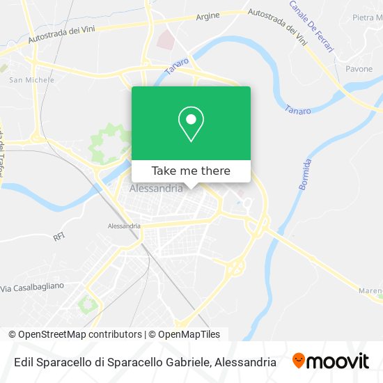 Edil Sparacello di Sparacello Gabriele map