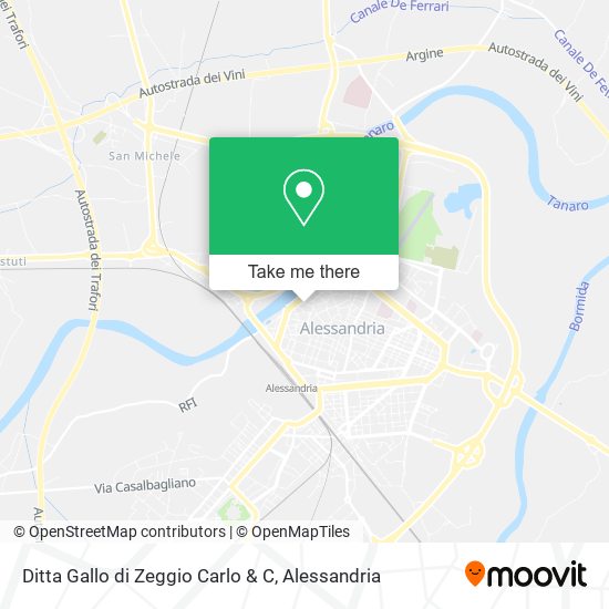 Ditta Gallo di Zeggio Carlo & C map