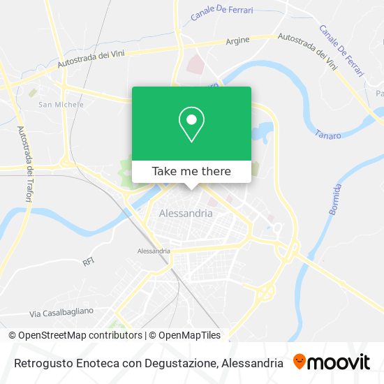 Retrogusto Enoteca con Degustazione map