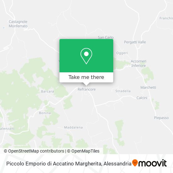 Piccolo Emporio di Accatino Margherita map