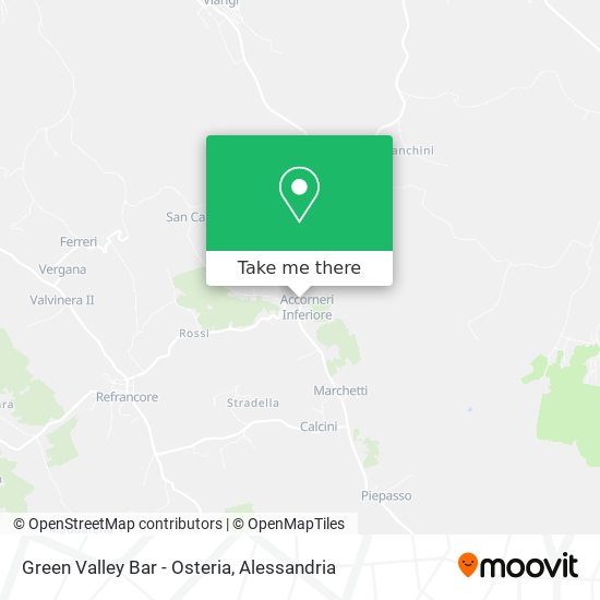Green Valley Bar - Osteria map
